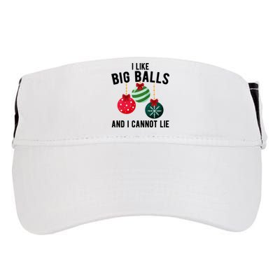 I Like Big Balls And I Cannot Lie Funny Christmas Adult Drive Performance Visor