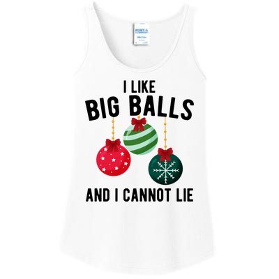 I Like Big Balls And I Cannot Lie Funny Christmas Ladies Essential Tank