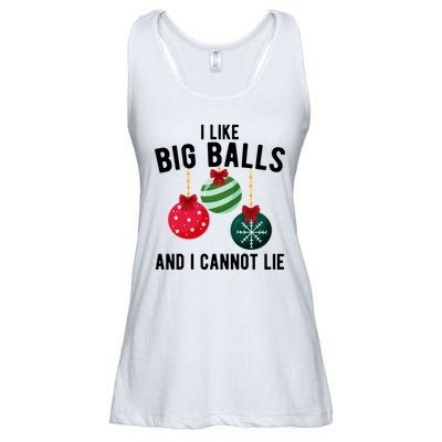 I Like Big Balls And I Cannot Lie Funny Christmas Ladies Essential Flowy Tank