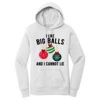 I Like Big Balls And I Cannot Lie Funny Christmas Women's Pullover Hoodie