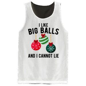 I Like Big Balls And I Cannot Lie Funny Christmas Mesh Reversible Basketball Jersey Tank