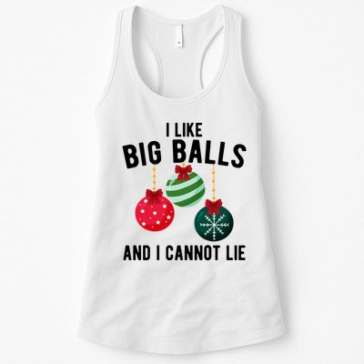 I Like Big Balls And I Cannot Lie Funny Christmas Womens Tank Top