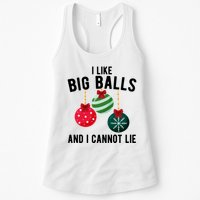 I Like Big Balls And I Cannot Lie Funny Christmas Womens Tank Top