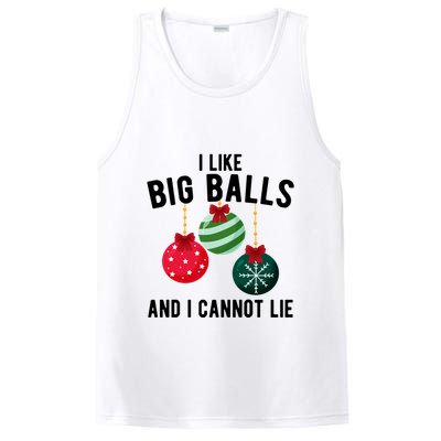 I Like Big Balls And I Cannot Lie Funny Christmas PosiCharge Competitor Tank