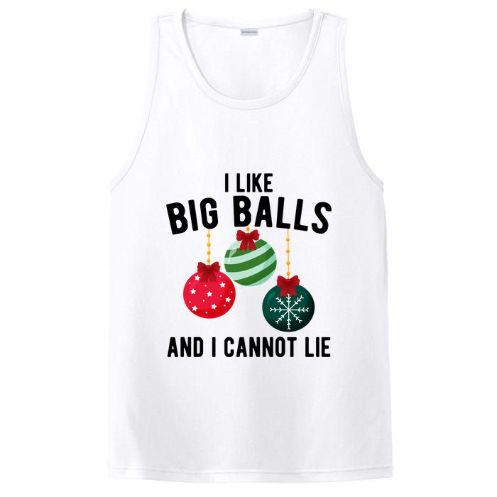 I Like Big Balls And I Cannot Lie Funny Christmas PosiCharge Competitor Tank