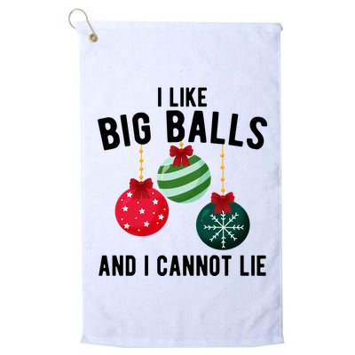 I Like Big Balls And I Cannot Lie Funny Christmas Golf Towel