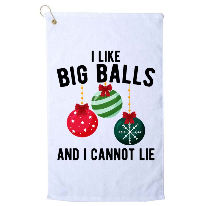I Like Big Balls And I Cannot Lie Funny Christmas Golf Towel