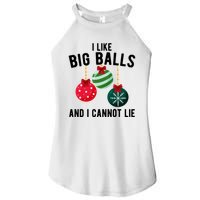 I Like Big Balls And I Cannot Lie Funny Christmas Women's Perfect Tri Rocker Tank