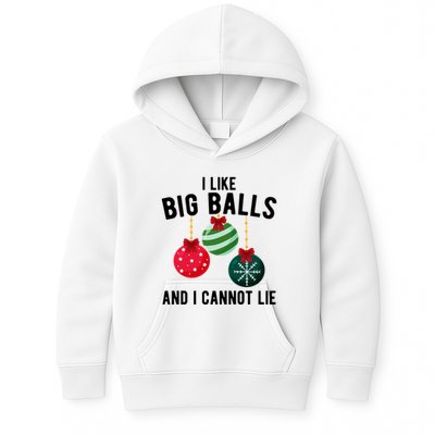 I Like Big Balls And I Cannot Lie Funny Christmas Kids Hoodie