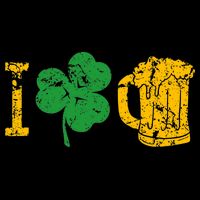 I Love Beer Four Leaf Clover St Patricks Day Impact Tech Backpack