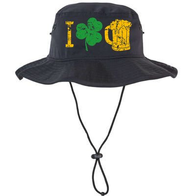I Love Beer Four Leaf Clover St Patricks Day Bucket Hat