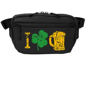 I Love Beer Four Leaf Clover St Patricks Day Crossbody Pack