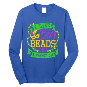 I Like Big Beads And I Cannot Lie Mardi Gras Party Gift Long Sleeve Shirt