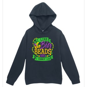 I Like Big Beads And I Cannot Lie Mardi Gras Party Gift Urban Pullover Hoodie