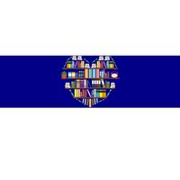 I Love Books Gift Heart Shaped Books Gift Bumper Sticker