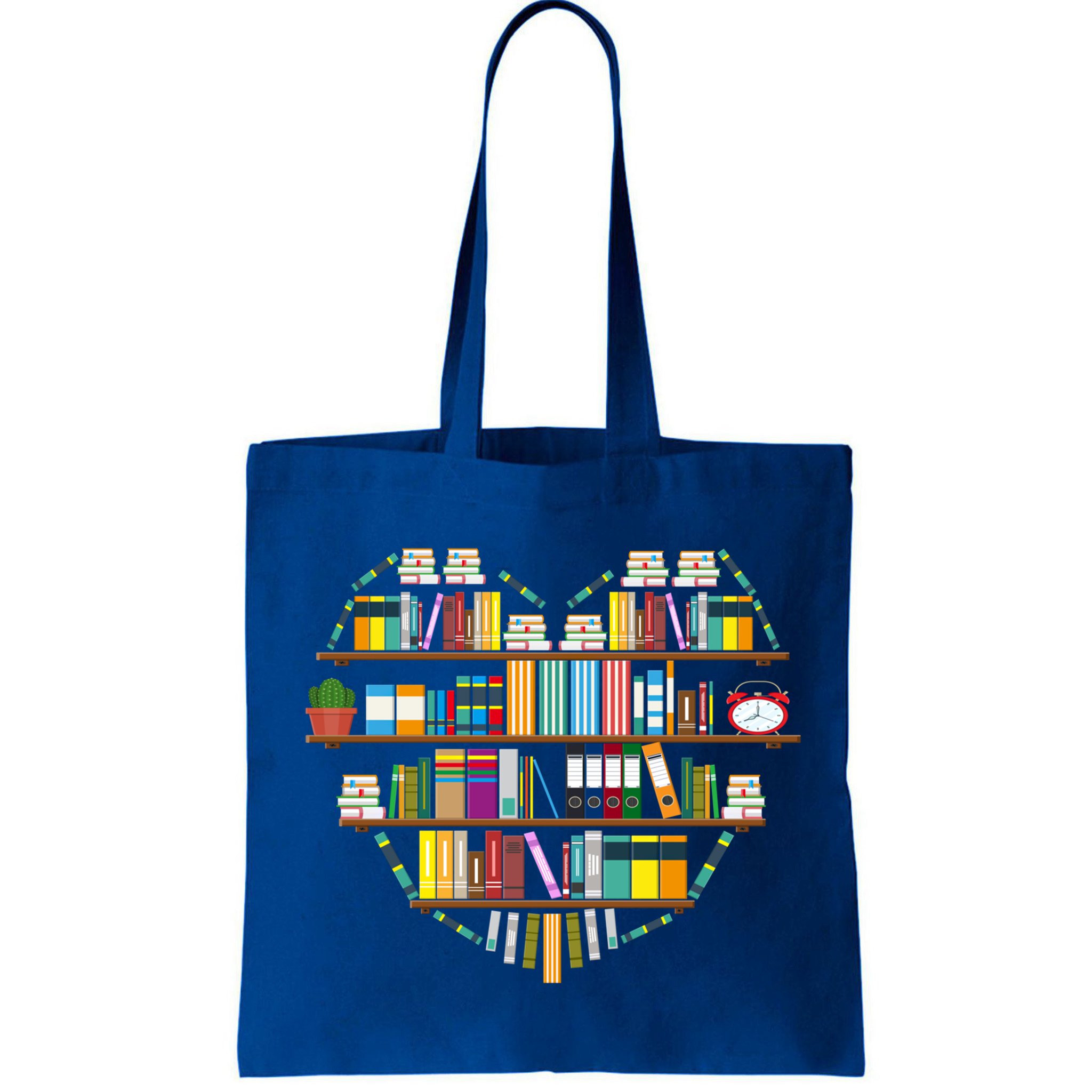 I Love Books Gift Heart Shaped Books Gift Bag