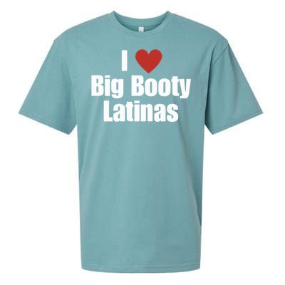 I Love Big Booty Latinas I Heart Big Booty Latinas Sueded Cloud Jersey T-Shirt