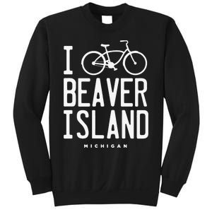 I Love Biking Beaver Island Michigan Sweatshirt