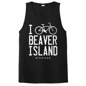 I Love Biking Beaver Island Michigan PosiCharge Competitor Tank