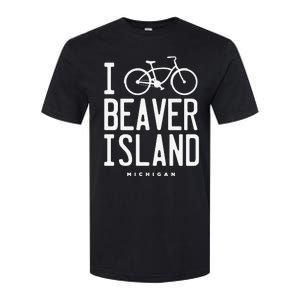 I Love Biking Beaver Island Michigan Softstyle CVC T-Shirt