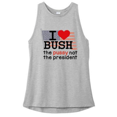 I Love Bush Ladies PosiCharge Tri-Blend Wicking Tank