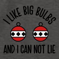 I Like Big Bulbs And I Can Not Lie Funny Christmas Balls Gift Vector Backpack