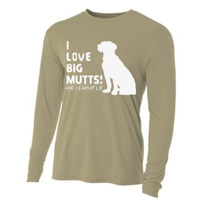 I Love Big Mutts And I Cannot Lie Funny Dog Lover Gift Cooling Performance Long Sleeve Crew