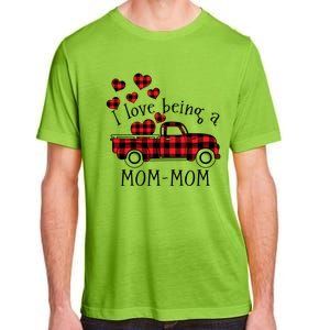 I Love Being A Momcute Giftmom Red Truck With Heart Valentine's Day Gift Adult ChromaSoft Performance T-Shirt