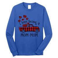 I Love Being A Momcute Giftmom Red Truck With Heart Valentine's Day Gift Long Sleeve Shirt