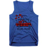 I Love Being A Momcute Giftmom Red Truck With Heart Valentine's Day Gift Tank Top