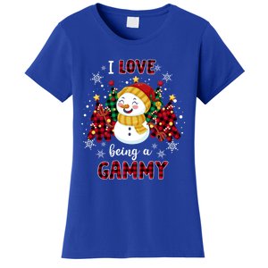 I Love Being A Gammy Snow Christmas Tree Xmas Gift Women's T-Shirt