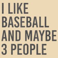 I Like Baseball And Maybe 3 People Drawstring Bag