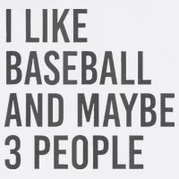 I Like Baseball And Maybe 3 People Adult Drive Performance Visor