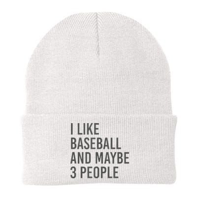 I Like Baseball And Maybe 3 People Beanie