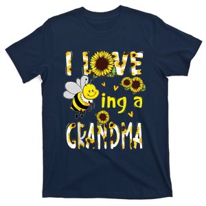 I Love Being A Grandma Sunflower Bee, Mother's Day T-Shirt