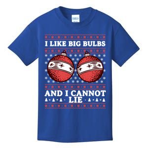 I Like Big Bulbs And I Cannot Lie Funny Matching Couples Gift Kids T-Shirt