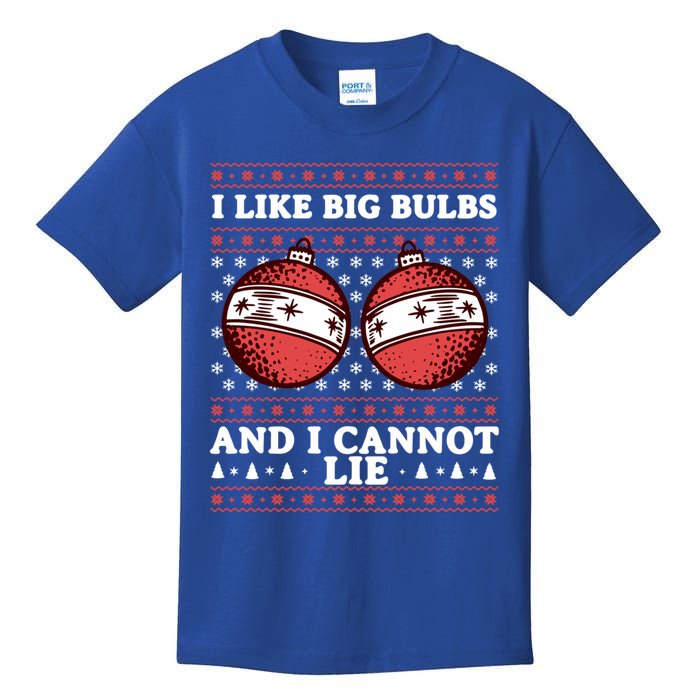 I Like Big Bulbs And I Cannot Lie Funny Matching Couples Gift Kids T-Shirt