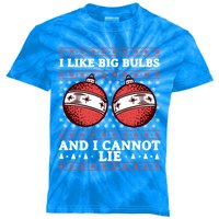 I Like Big Bulbs And I Cannot Lie Funny Matching Couples Gift Kids Tie-Dye T-Shirt