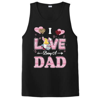 I Love Being Dad Easter Gnome Family Matching Gift PosiCharge Competitor Tank