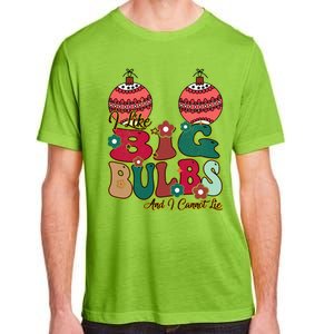 I Like Big Bulbs I Can Not Lie Christmas Couple Matching Cute Gift Adult ChromaSoft Performance T-Shirt