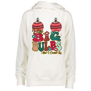 I Like Big Bulbs I Can Not Lie Christmas Couple Matching Cute Gift Womens Funnel Neck Pullover Hood