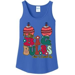 I Like Big Bulbs I Can Not Lie Christmas Couple Matching Cute Gift Ladies Essential Tank