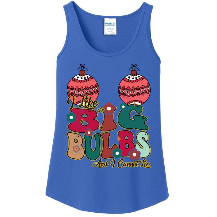 I Like Big Bulbs I Can Not Lie Christmas Couple Matching Cute Gift Ladies Essential Tank