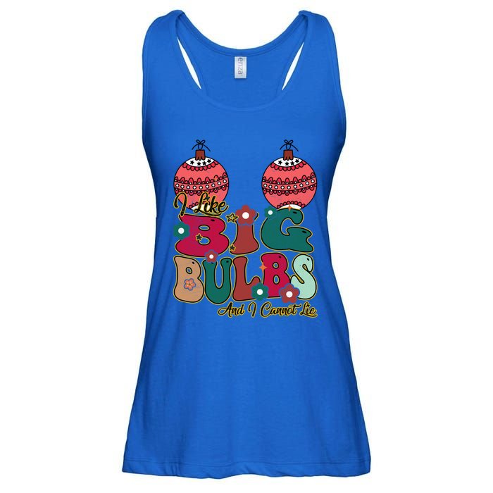 I Like Big Bulbs I Can Not Lie Christmas Couple Matching Cute Gift Ladies Essential Flowy Tank