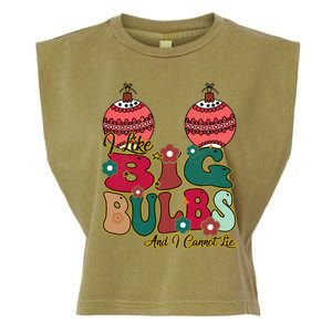 I Like Big Bulbs I Can Not Lie Christmas Couple Matching Cute Gift Garment-Dyed Women's Muscle Tee