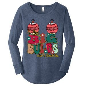 I Like Big Bulbs I Can Not Lie Christmas Couple Matching Cute Gift Women's Perfect Tri Tunic Long Sleeve Shirt