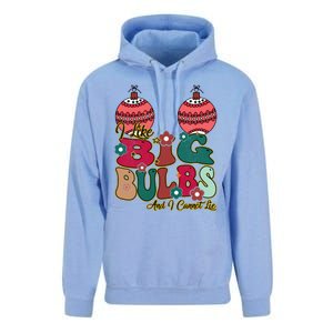 I Like Big Bulbs I Can Not Lie Christmas Couple Matching Cute Gift Unisex Surf Hoodie