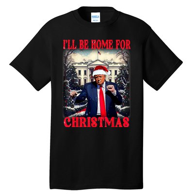 I Ll Be Home For Christmas Trump Tall T-Shirt