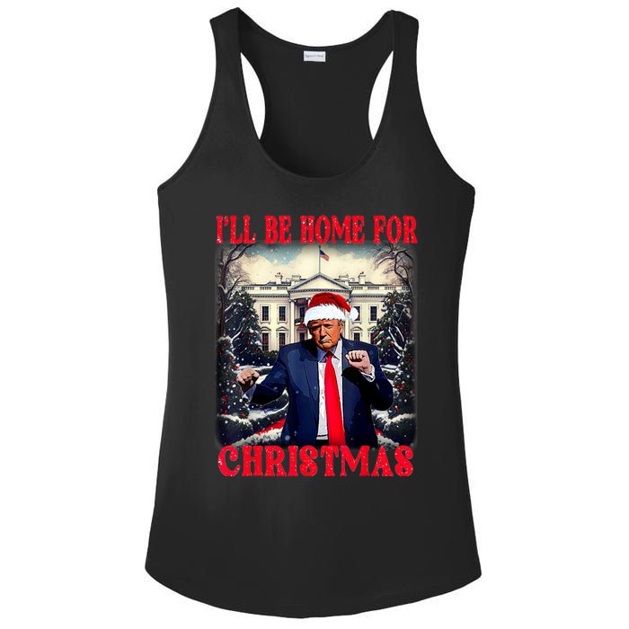 I Ll Be Home For Christmas Trump Ladies PosiCharge Competitor Racerback Tank