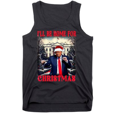 I Ll Be Home For Christmas Trump Tank Top